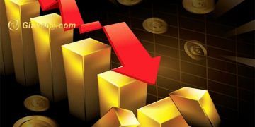 Vàng sẽ chạm mức thấp nhất trong 1 tháng 5 Vàng giảm