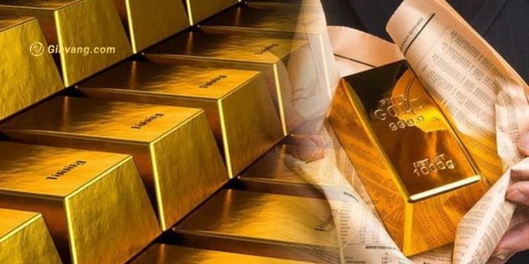 Vàng giảm xuống mức thấp nhất khi lợi suất ổn định