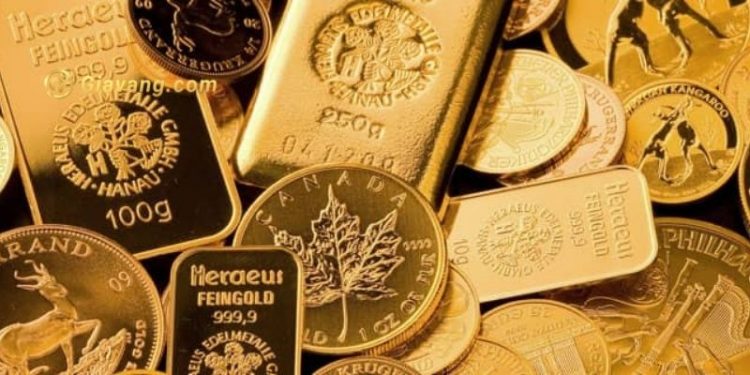 Vàng tăng giá lên mức cao nhất trong tuần thứ 5 1 Vàng tăng giá lên mức cao nhất trong tuần thứ 5