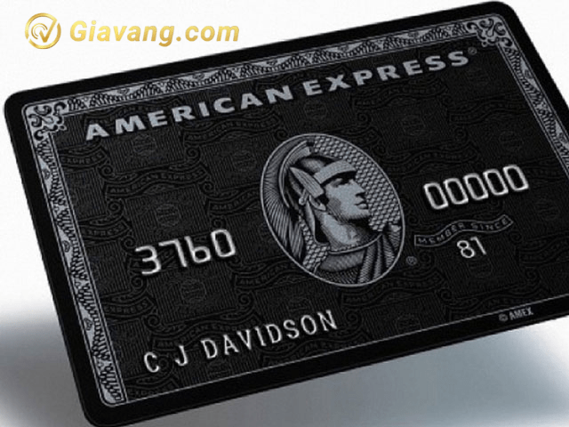 American Express thẻ đen quyền lực bậc nhất