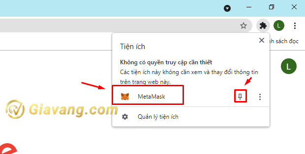 Hướng dẫn cài đặt ví MetaMask trên Chrome