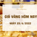 Giá vàng trong nước hôm nay 25-6