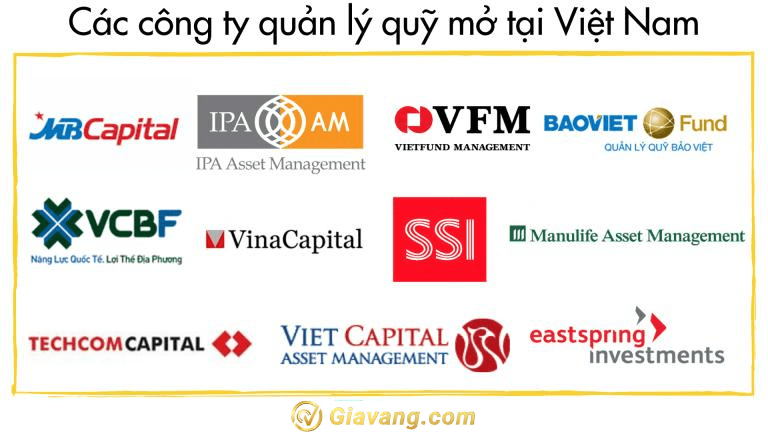 Danh sách quỹ mở tại Việt Nam