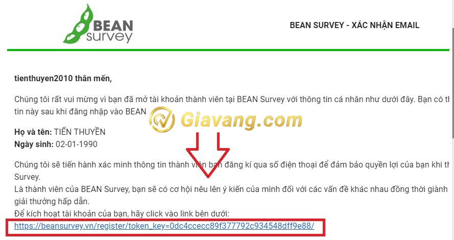Bean Survey khảo sát kiếm tiền