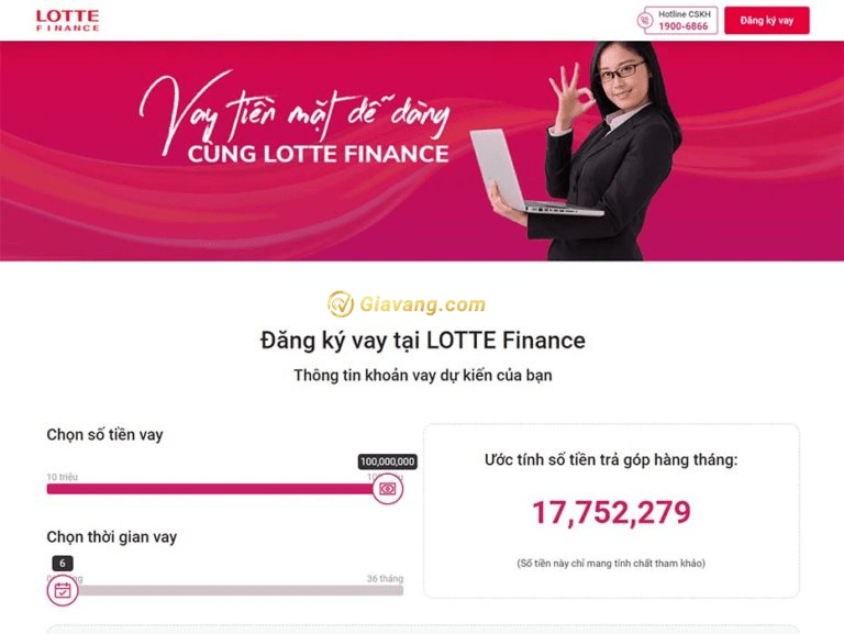 Lotte Finance quy trình đăng ký vay tiền