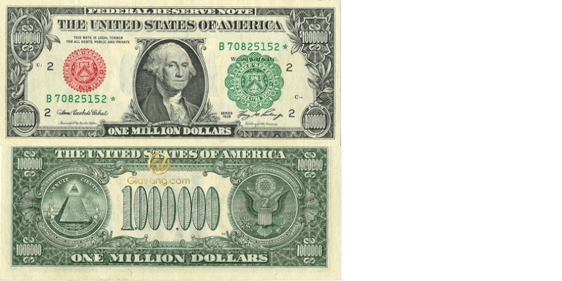 1 Triệu Đô la Mỹ [USD] bằng bao nhiêu tiền Việt Nam?