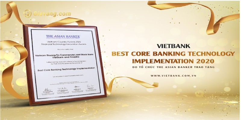 Giải thưởng VietBank nhận được