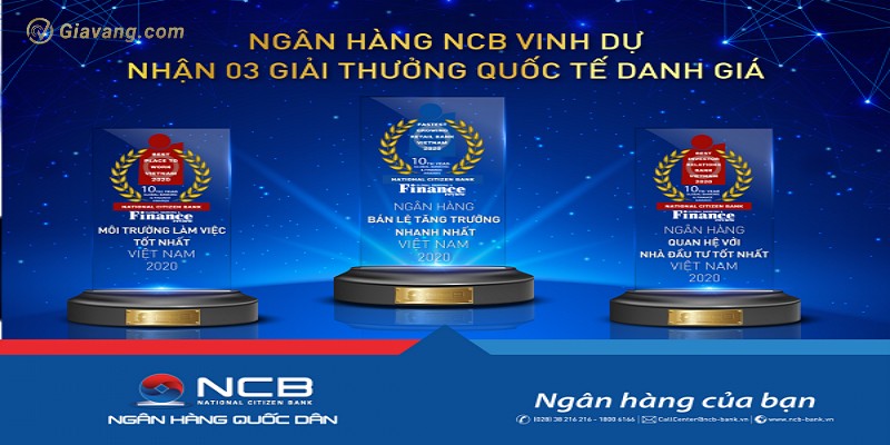Các giải thưởng mà NCB đạt được