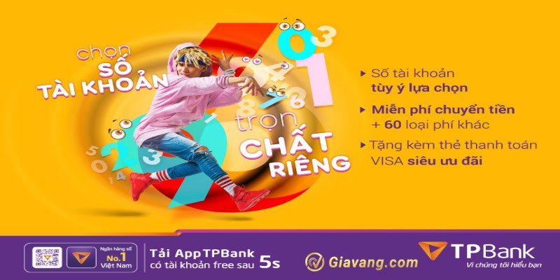 Mở tài khoản số đẹp ngân hàng TPBank