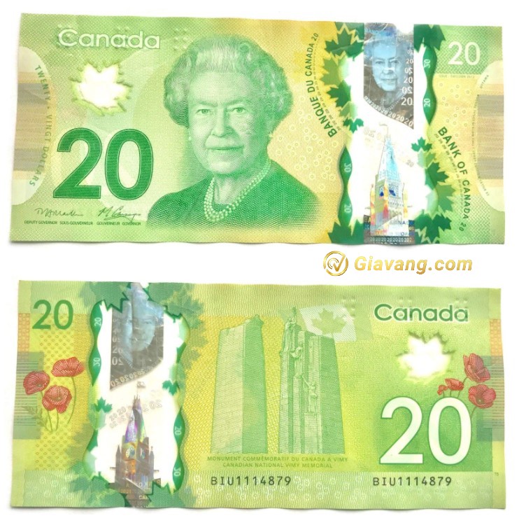 Tờ tiền Canada 20 Đô la
