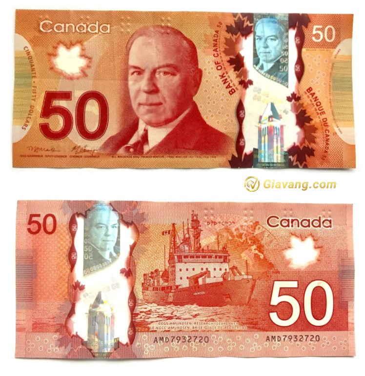 Tờ tiền Canada 50 Đô la