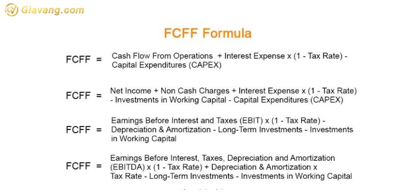 Công thức tính FCFF cho doanh nghiệp