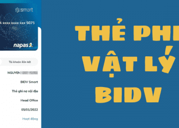 Thẻ phi vật lý BIDV