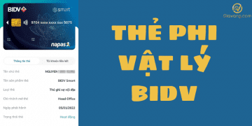 Thẻ phi vật lý BIDV