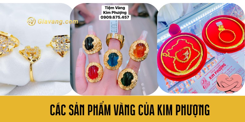 Sản phẩm vàng giao dịch tại Kim Phượng