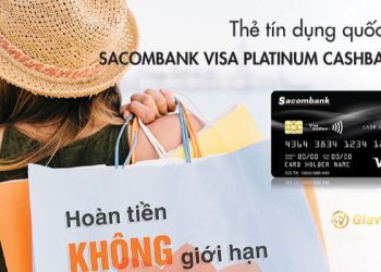 Thẻ Cashback Sacombank là gì? Điều kiện mở Sacombank Visa Platinum Cashback