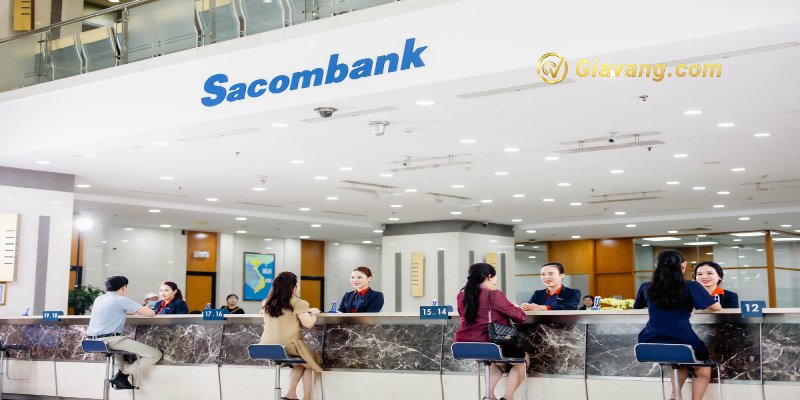 Sao kê ngân hàng Sacombank trực tiếp quầy giao dịch