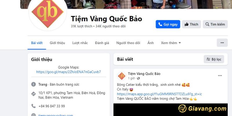 Giá vàng Quốc Bảo hôm nay bao nhiêu 1 chỉ?