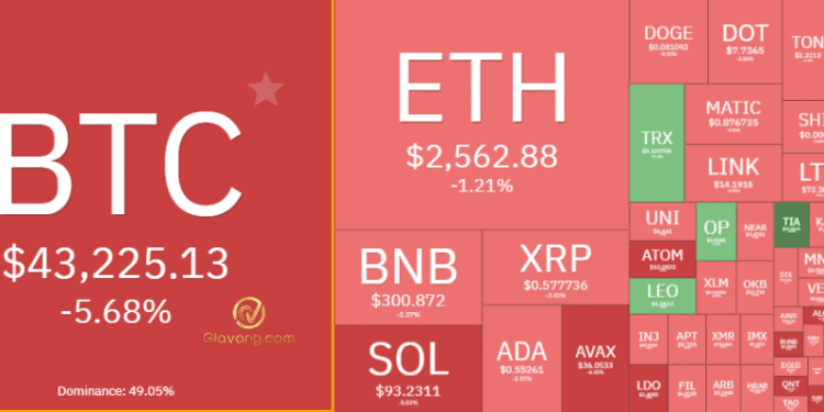 Thị trường Crypto hôm nay 15/1/2024: Bitcoin quay về dưới $42.000, Altcoin rực lửa 1 Thị trường Crypto