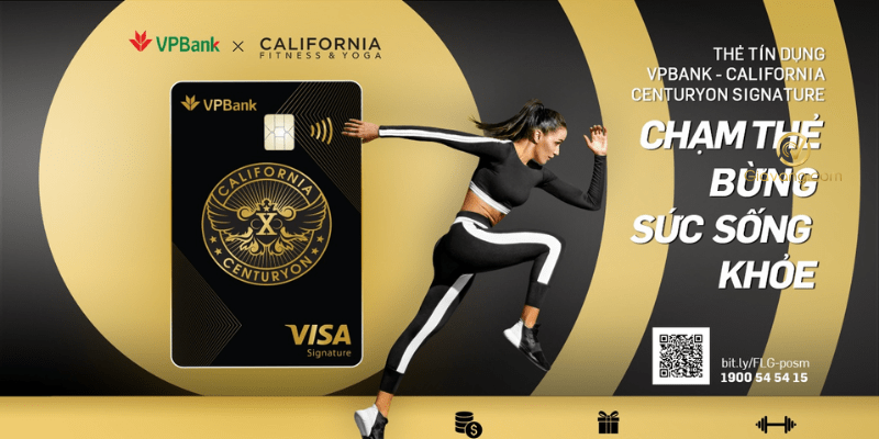 uu dai the VPBank California Centuryon Visa Signature