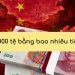 10000 tệ bằng bao nhiêu tiền Việt? Tỷ giá Nhân dân tệ hôm nay