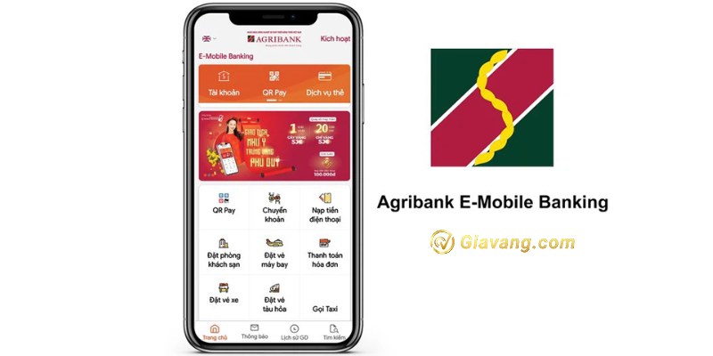 Kiểm tra số dư tài khoản Agribank qua app E-Mobile Banking
