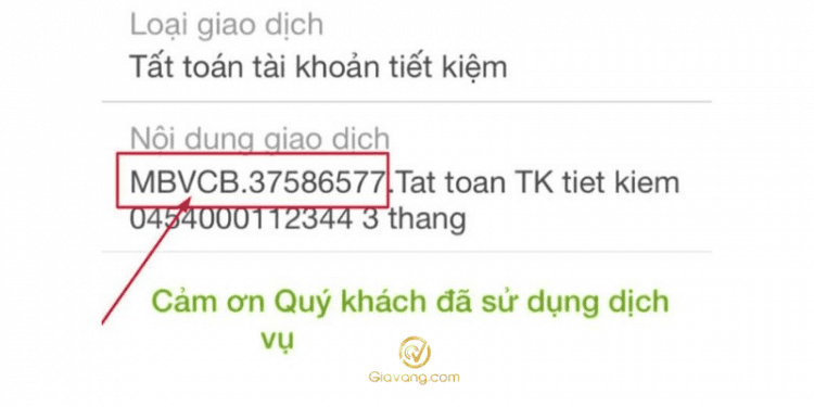 Mã giao dịch Vietcombank