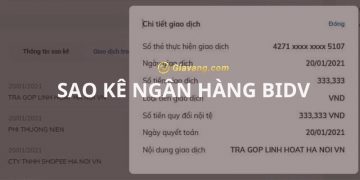 Sao kê ngân hàng BIDV có mất phí không? Cách sao kê BIDV trên app nhanh chóng 9 Sao kê ngân hàng BIDV có mất phí không? Cách sao kê BIDV trên app nhanh chóng
