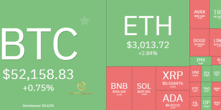 Thị trường Crypto hôm nay 21/2/2024: Bitcoin biến động mạnh, Altcoin phát tín hiệu hỗn hợp 1 Thị trường Crypto