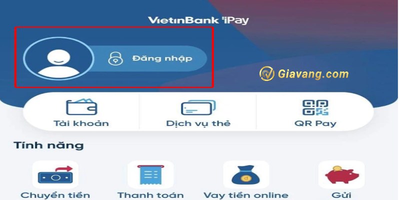Cách đăng nhập Vietinbank