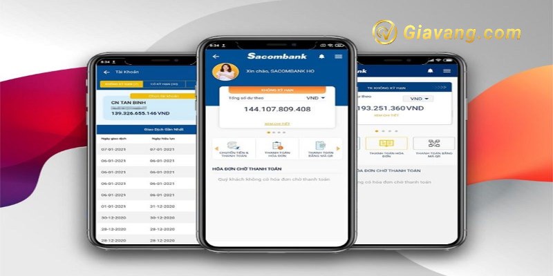 Kích hoạt thẻ Sacombank qua app