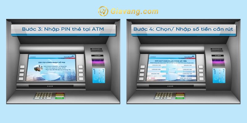 Hướng dẫn cách rút tiền không cần thẻ Vietinbank