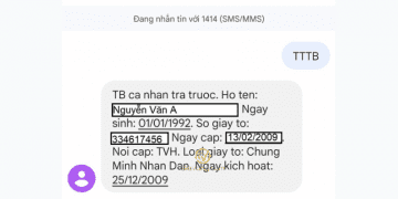 TTTB gửi 1414 là gì? Hướng dẫn cách kiểm tra thông tin thuê bao di động 2 TTTB gửi 1414 là gì?