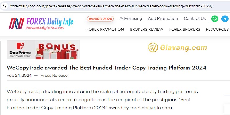 “The Best Funded Trader Copy Trading Platform 2024”