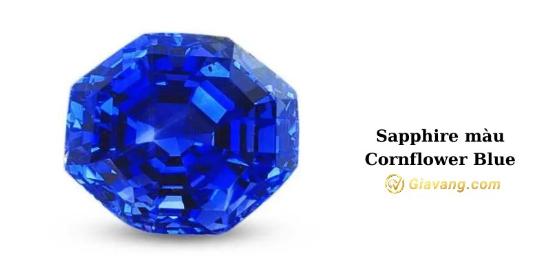 Sapphire màu Cornflower Blue