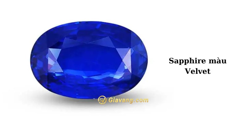 Đá Sapphire màu Velvet