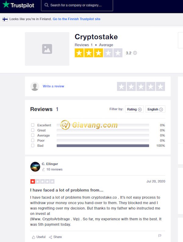 Người dùng quốc tế cho biết rằng họ không thể rút được tiền từ hệ thống CryptoStake