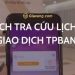 Tra cứu lịch sử giao dịch TPBank trên app nhanh chóng