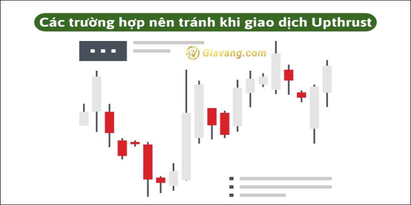 Các trường hợp nên tránh khi giao dịch Upthrust