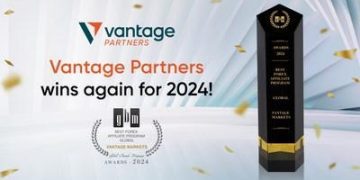 Vantage Markets tiếp tục gặt hái thành công: Chiến thắng giải thưởng Chương trình Đối tác Forex Tốt nhất tại Global Brand Awards 2024 8 Vantage Markets tiếp tục gặt hái thành công: Chiến thắng giải thưởng Chương trình Đối tác Forex Tốt nhất tại Global Brand Awards 2024