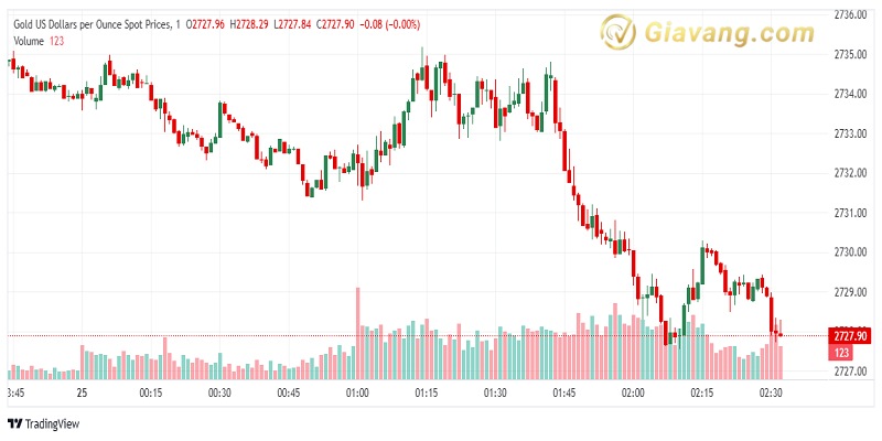 XAU USD 2024 10 25