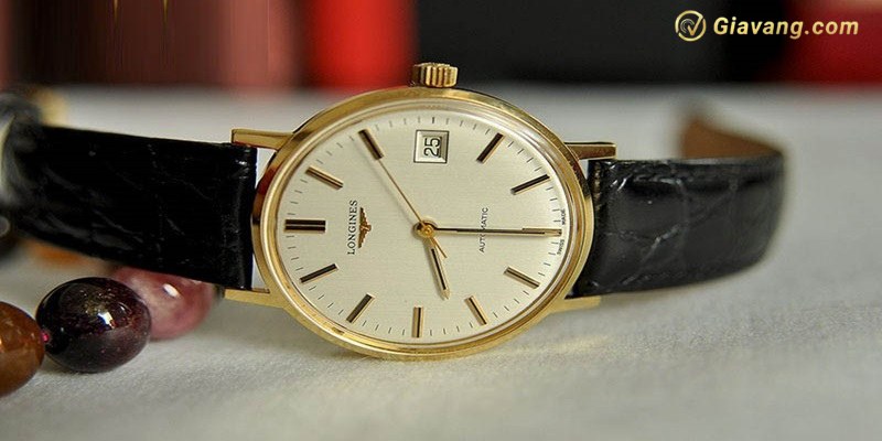 Dong ho vang 18K Longines