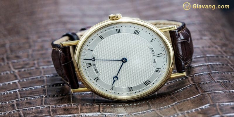 Mau dong ho vang 18k nu cua Breguet