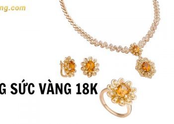 Bộ trang sức vàng 18k giá bao nhiêu tiền 1 chỉ?