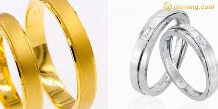 So sánh vàng ta và vàng trắng - Vàng trắng và vàng 9999 cái nào đắt hơn?