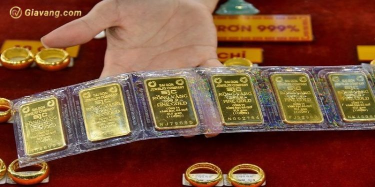 Giá vàng trong nước hôm nay 27/04/2025: Vàng miếng SJC tăng 500.000 đồng/lượng 1 Giá vàng trong nước hôm nay 27/04/2025: Vàng miếng SJC tăng 500.000 đồng/lượng