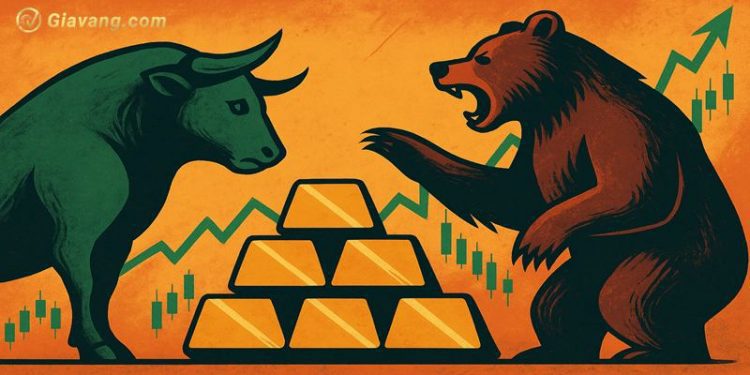 Dự báo giá vàng tuần tới 27/07-03/08/2025: Phố Wall dự báo vàng sẽ giảm hoặc đi ngang vào tuần tới