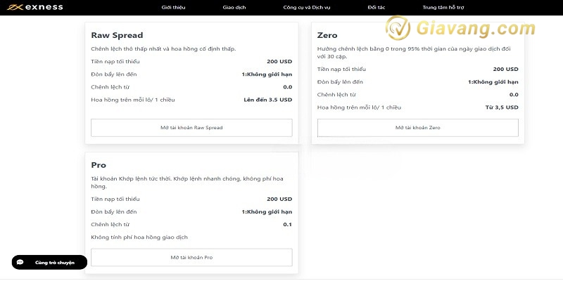 Tai khoan chuyen nghiep