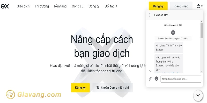 Thong tin ve san giao dich