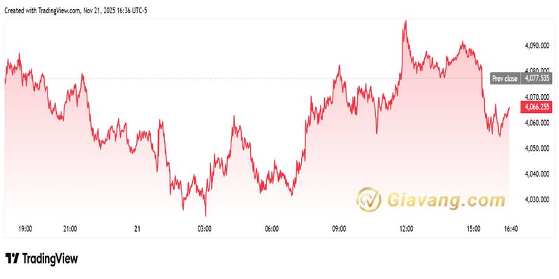 Bieu do tang truong cua gia vang